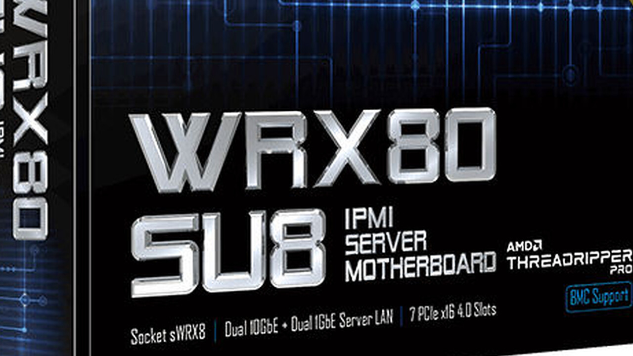 Gigabyte WRX80 SU8: sWRX8-Mainboard mit 7x PCIe 4.0 für Ryzen Threadripper Pro