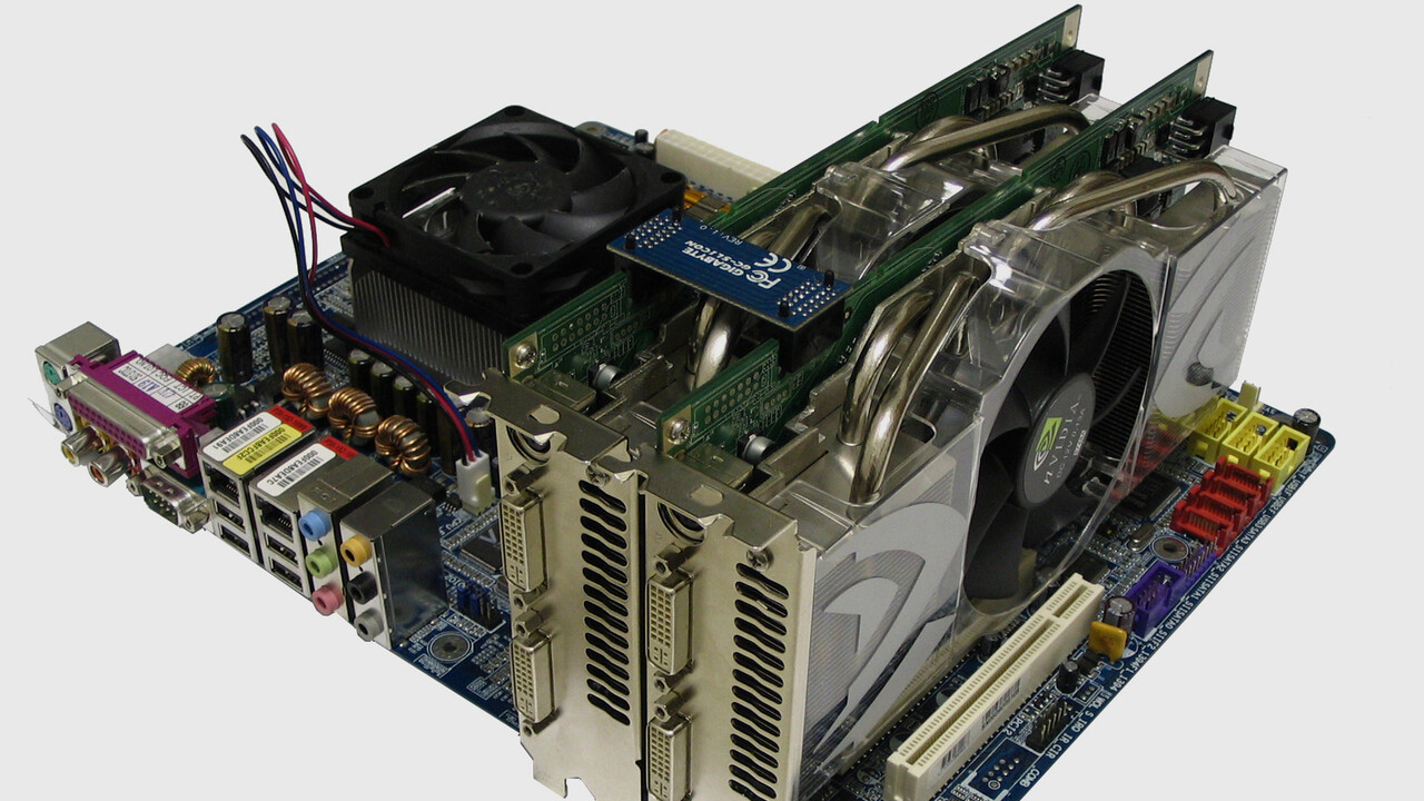 Im Test vor 15 Jahren: Zwei GeForce 7800 GTX 512 im SLI-Verbund