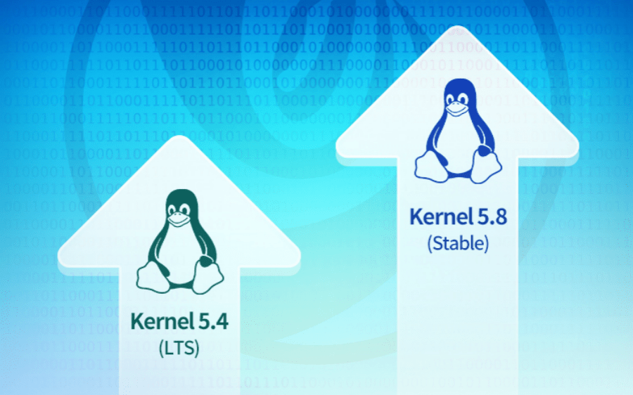 Deepin 20.1 ofrece a los usuarios la posibilidad de elegir entre Linux 5.4 (LTS) y 5.8 (estándar)