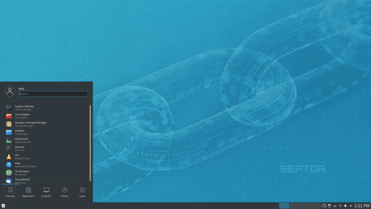 Septor 2021 mit KDE Plasma 5.20.4