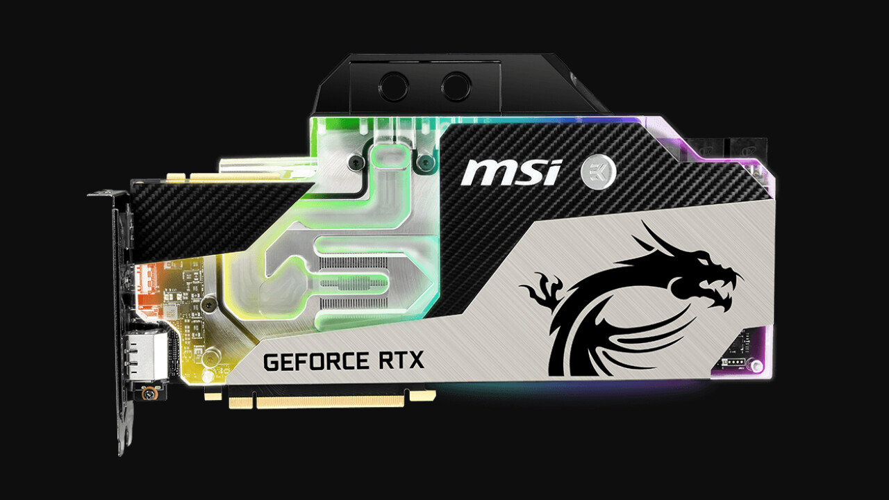 Sea Hawk GeForce RTX 3000: MSI setzt Gaming Ampere unter Wasser
