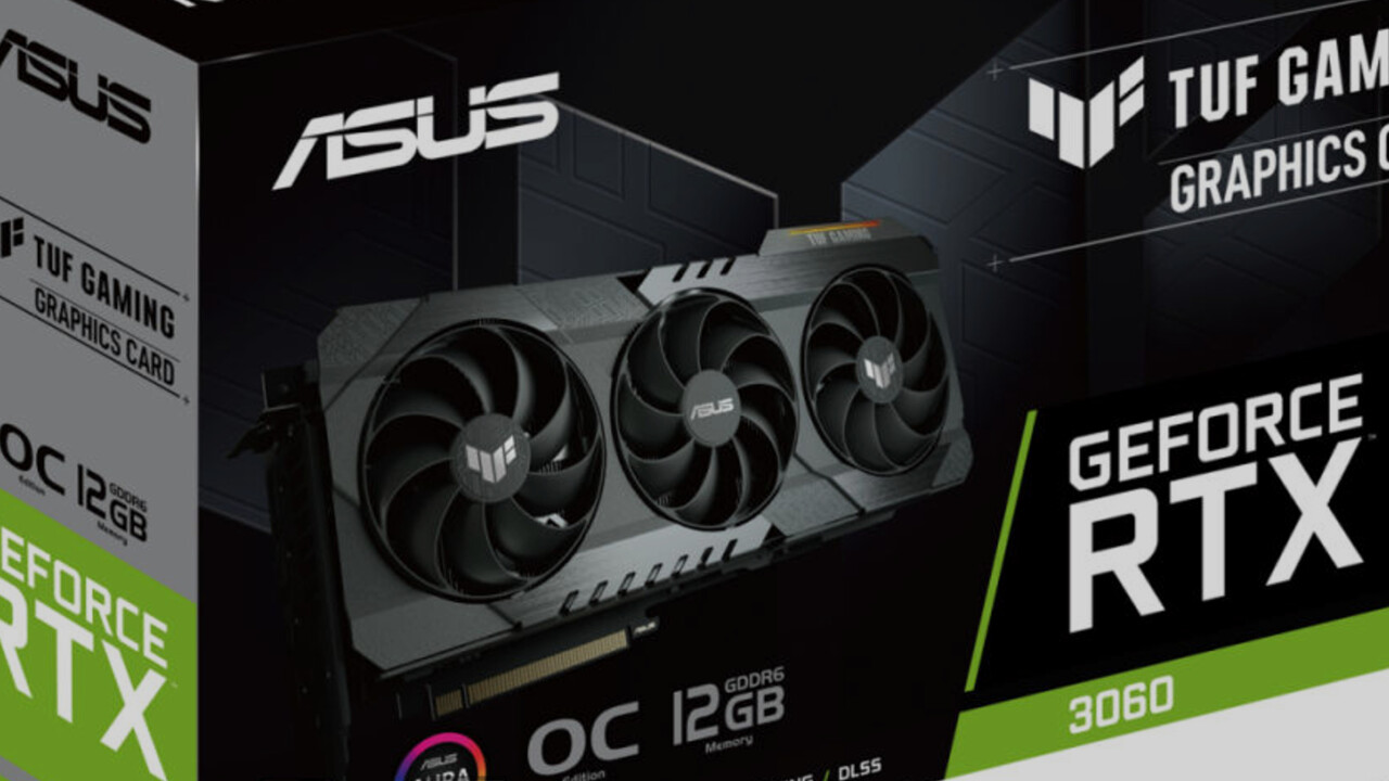 Nvidia GeForce RTX 3060: Asus TUF Gaming OC bestätigt GA106-300 mit 12 GB GDDR6