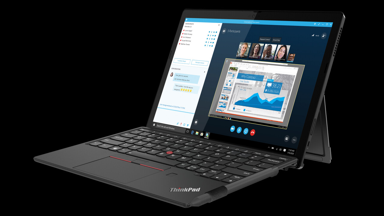 ThinkPad X12 Detachable: Lenovo macht Surface mit Tiger Lake und LTE Konkurrenz