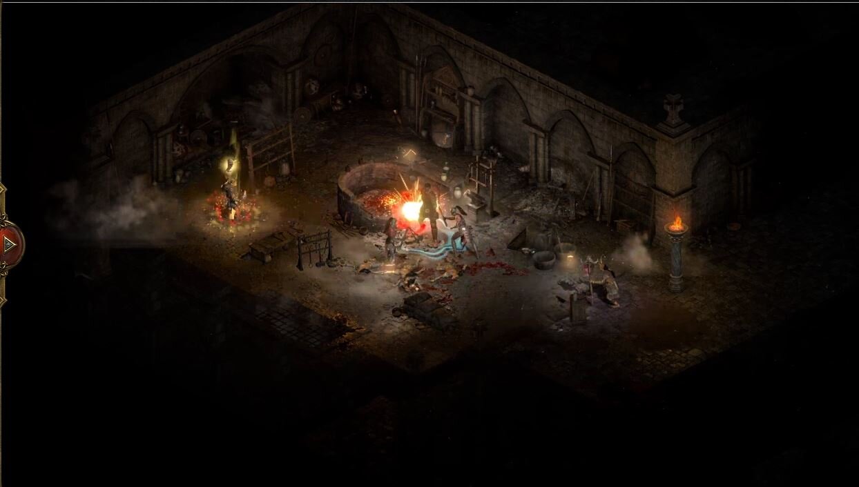 Bildvergleich: Diablo II: Resurrected – Kaserne