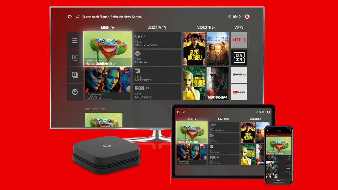 GigaTV Cable Box 2: Vodafone bündelt neue Set-Top-Box mit Premium-TV-Tarif