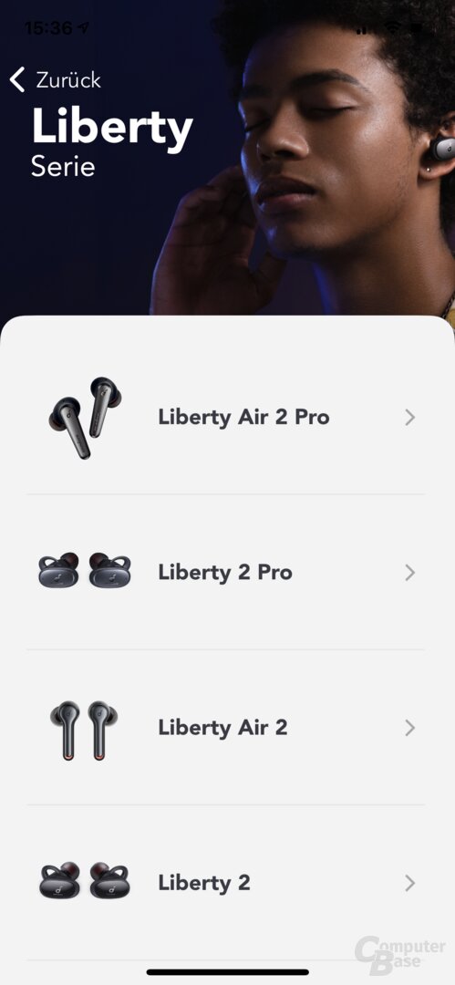 Soundcore-App mit Anker Soundcore Liberty Air 2 Pro