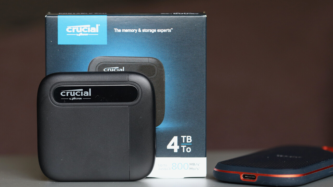 Crucial X6 Portable SSD im Test: 800 GB wie im Rausch, den Rest wie im Koma