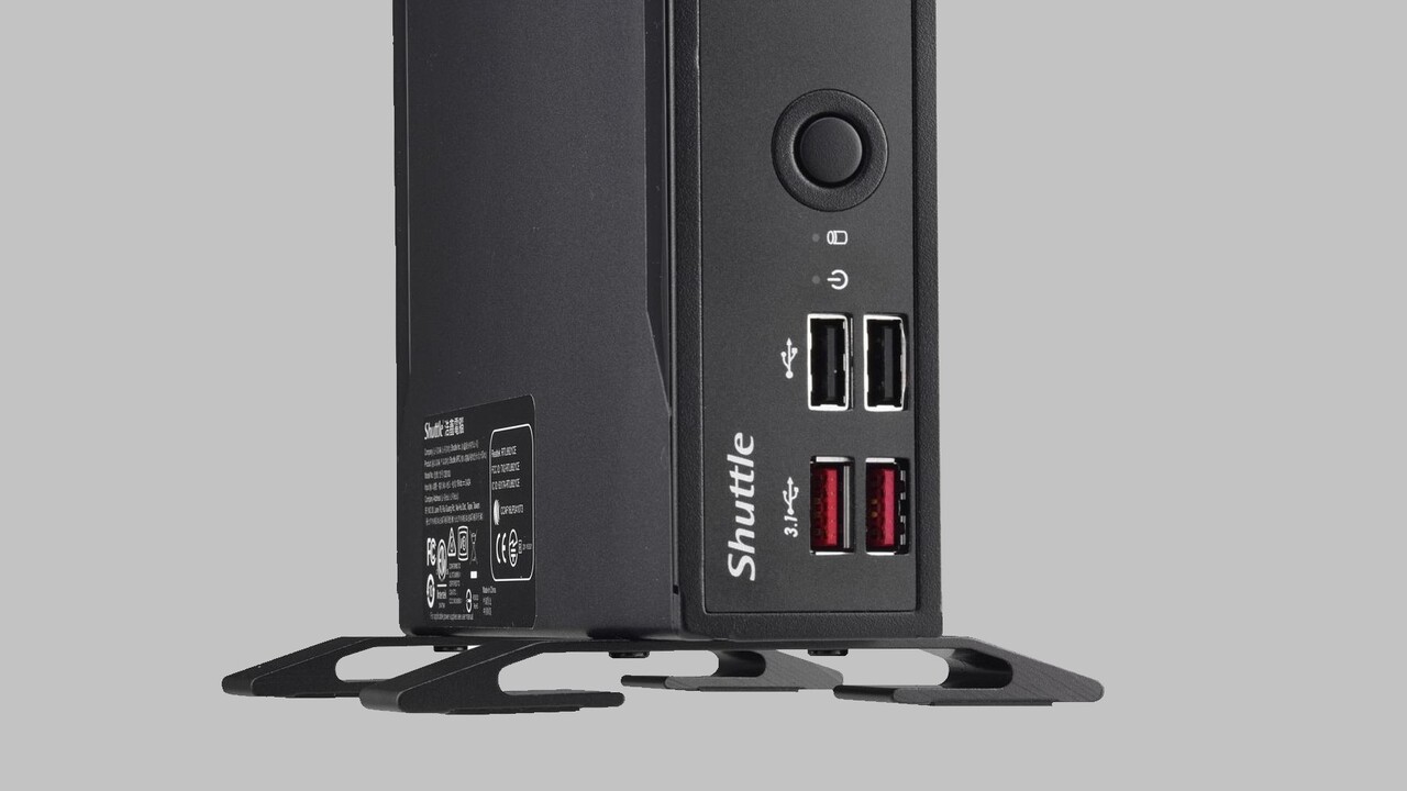 Shuttle XPC Slim DS: Lüfterloser 1,3-Liter-PC erhält im DS20U Comet Lake-U