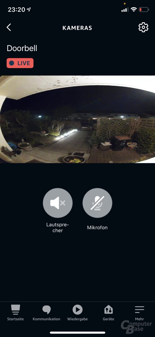 Arlo Video Doorbell in der Amazon-Alexa-App