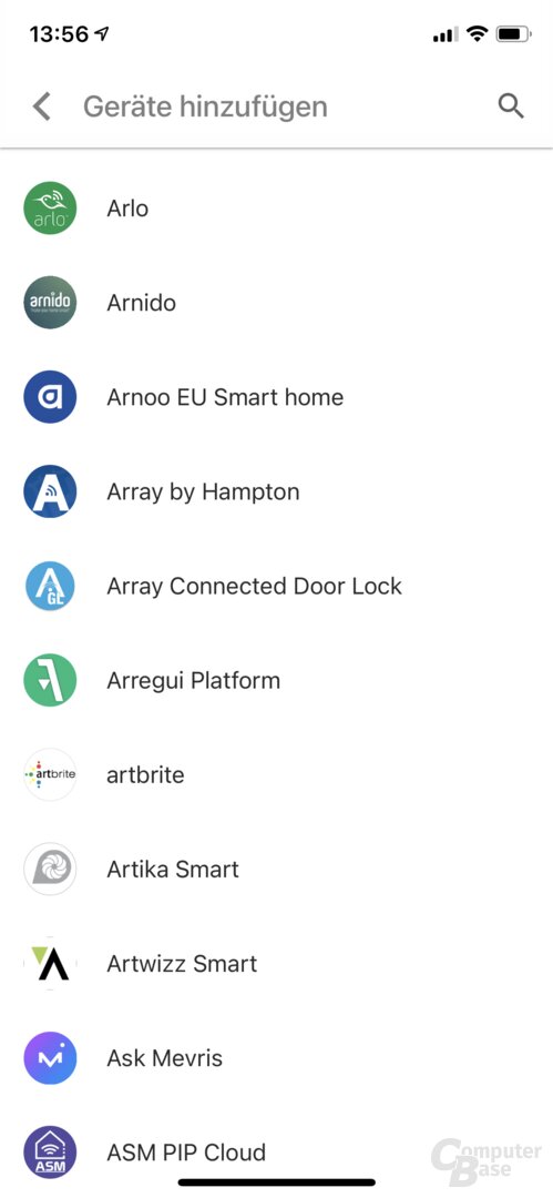 Konfiguration der Arlo Video Doorbell mit dem Google Assistant