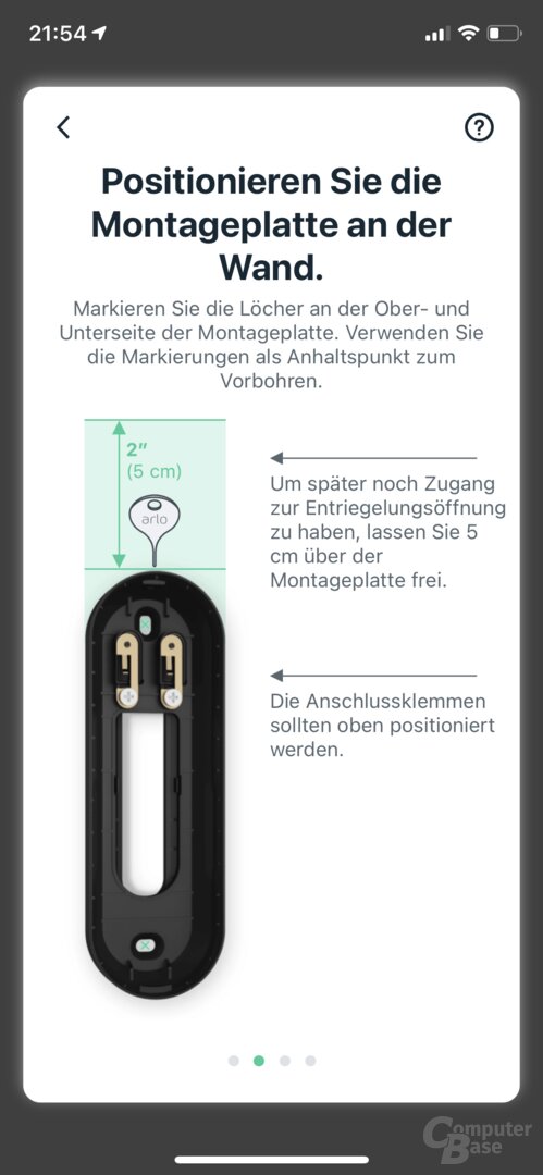 Einrichtung der Arlo Video Doorbell Wire-Free