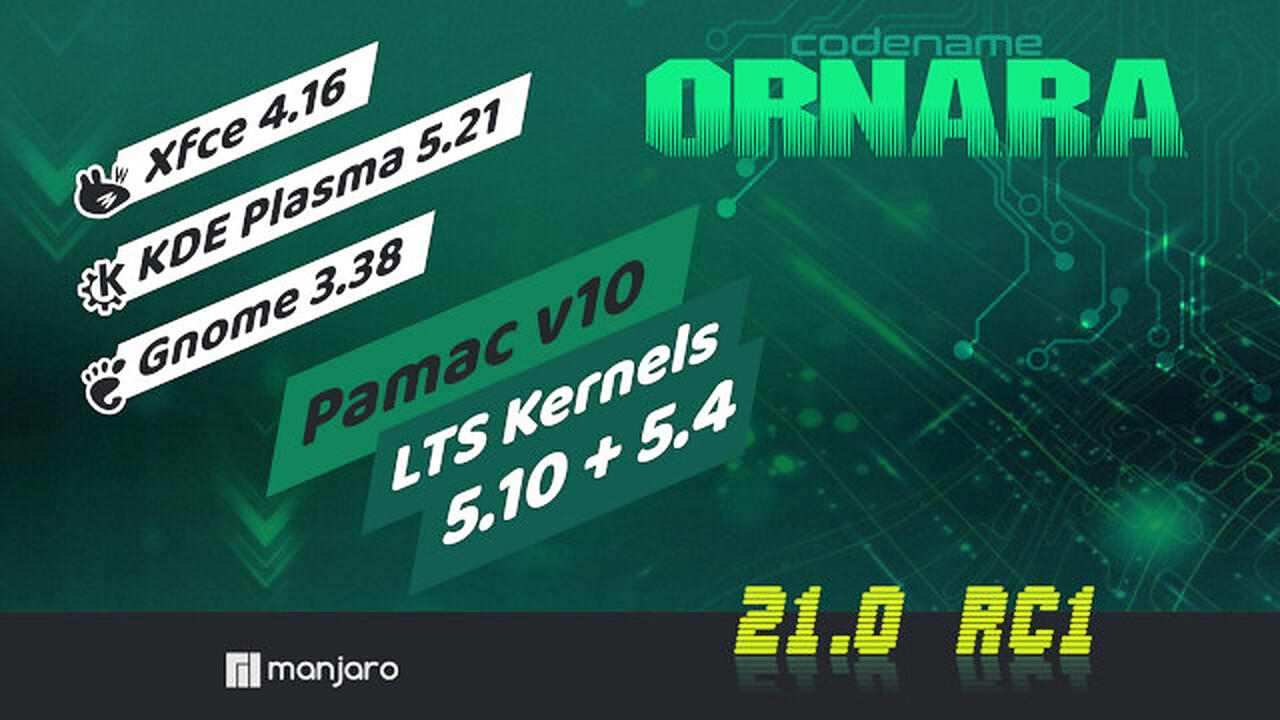 Manjaro 21.0 („Ornara“): Finales Release des Klassenprimus erschienen