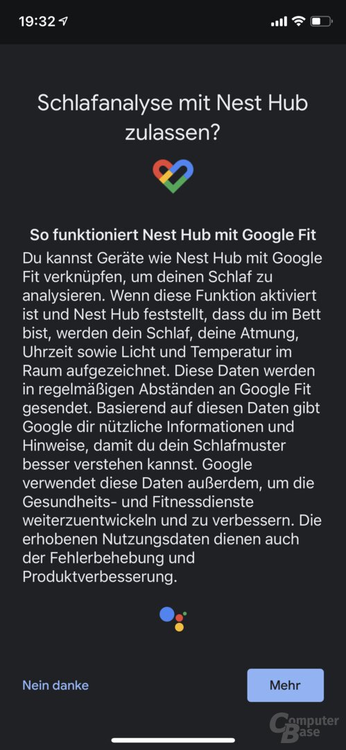 Einrichtung und Einstellungen des Nest Hub (2. Gen.) in Google Home