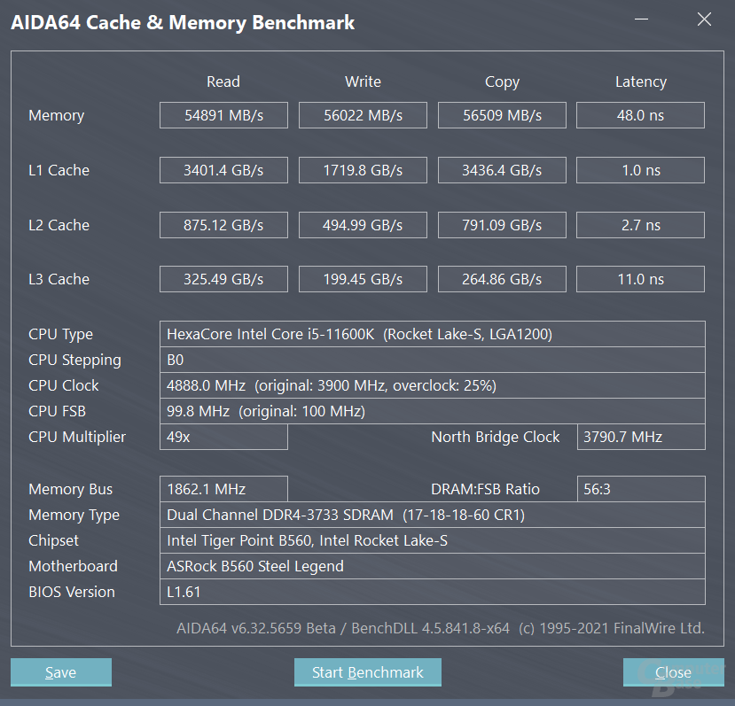 ASRock B560-Board ohne Limits und DDR4-3733 CL14