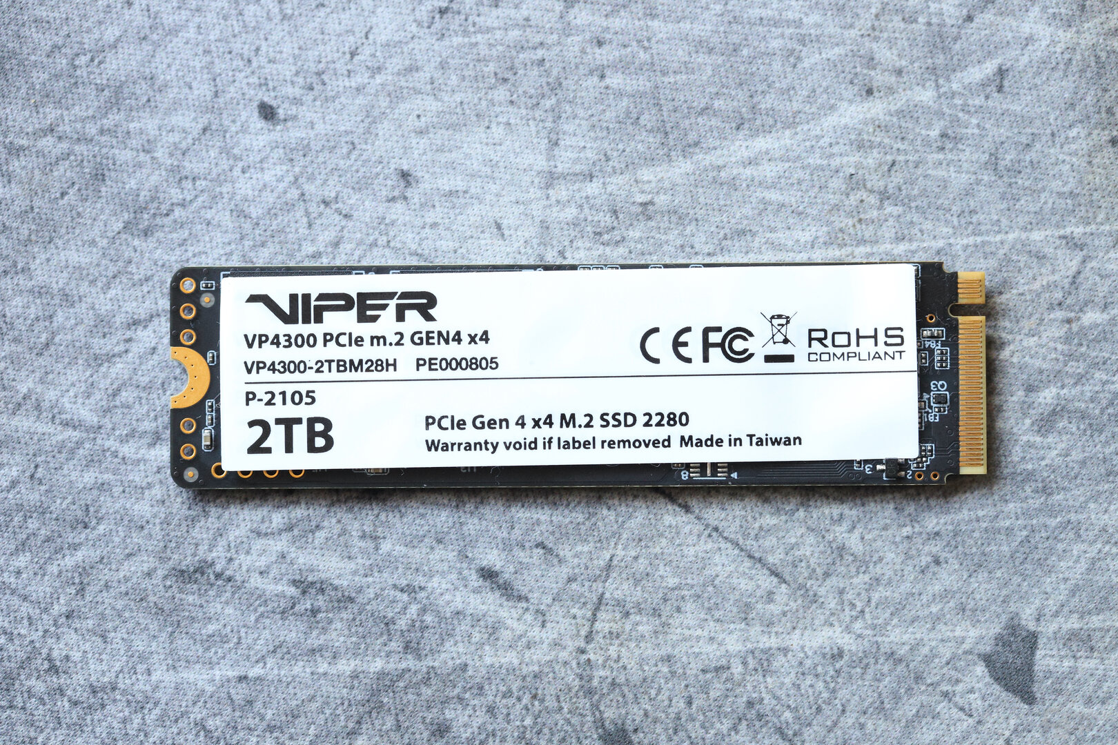 Patriot Viper VP4300 SSD – 1. Muster
