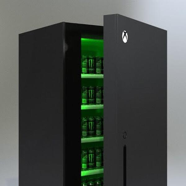 Xbox Series X: Unboxing-Video zum riesigen Xbox Kühlschrank