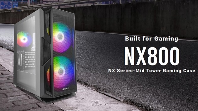 Antec NX800: Zwei bunte Riesenlüfter besorgen Frischluft