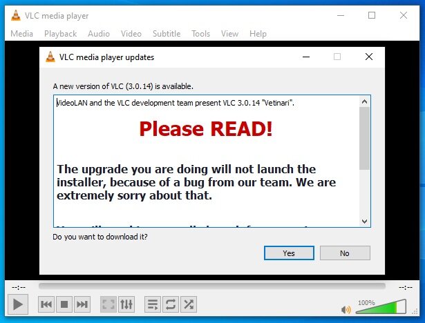 Vlc Media Player Keine Automatischen Updates Unter Windows Computerbase