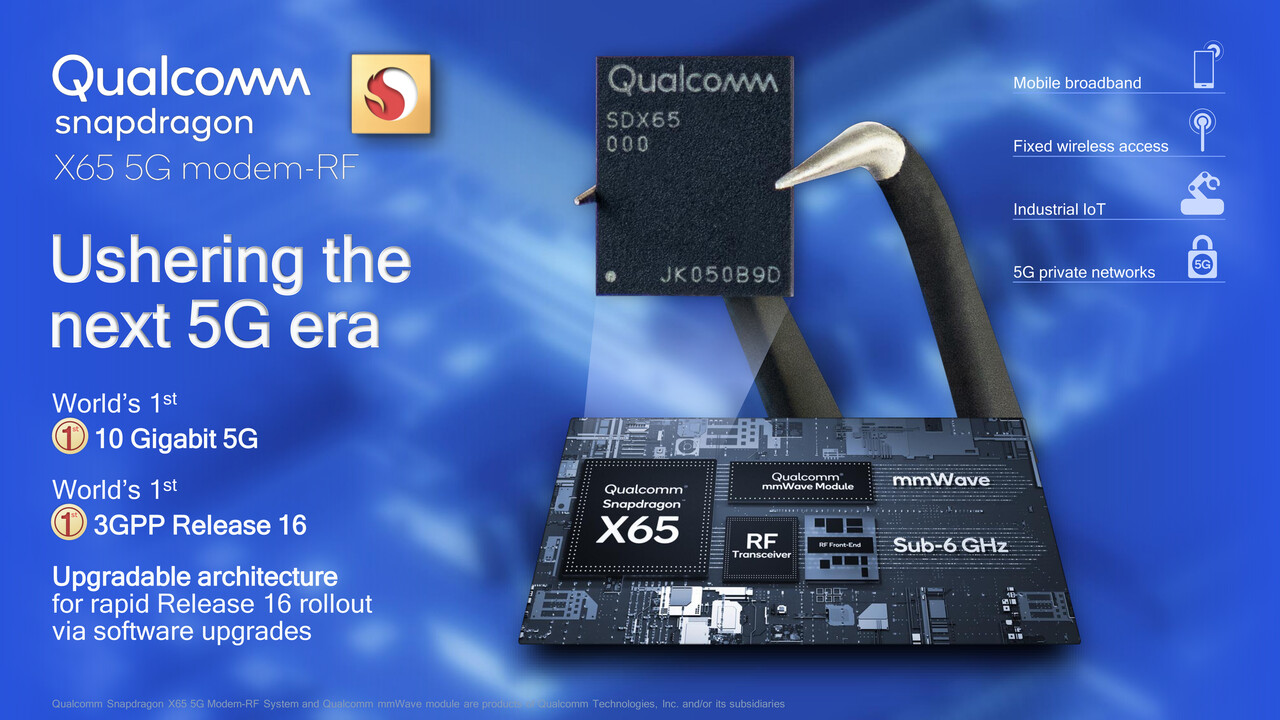 Snapdragon X65: Qualcomm erweitert mmWave und Energiesparfunktionen