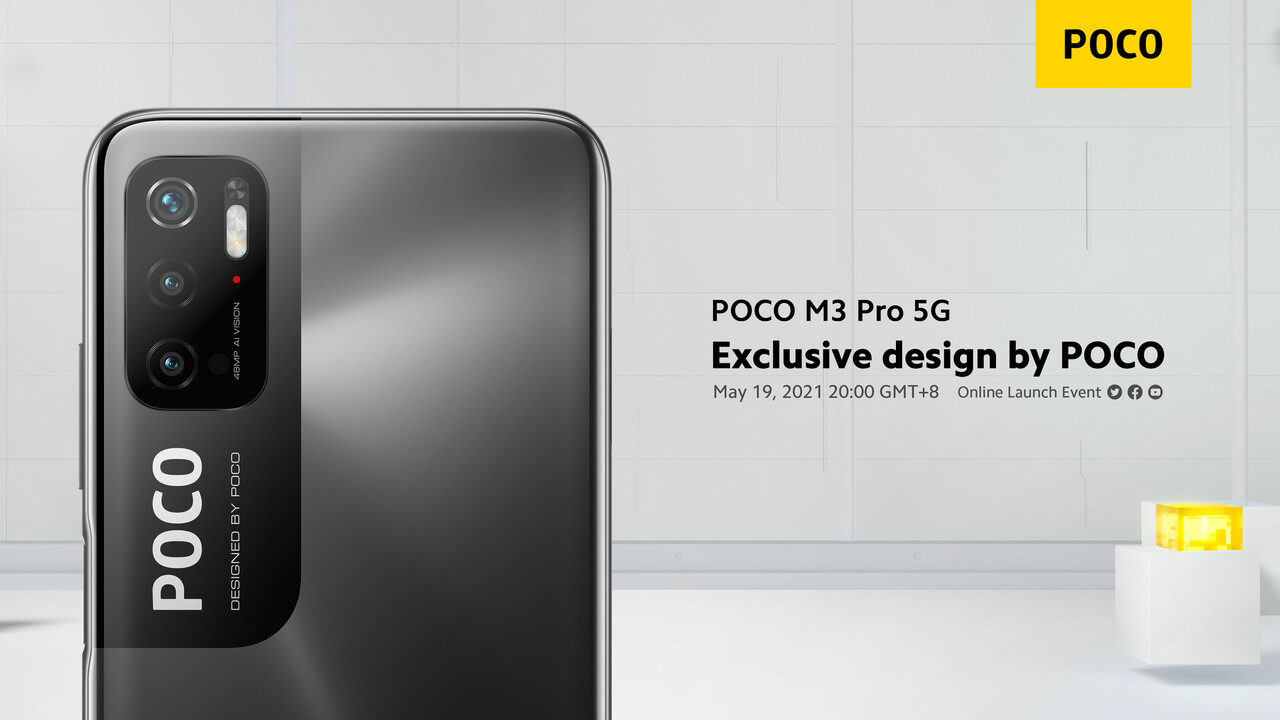 Poco M3 Pro 5G: Mittelklasse-Smartphone ist ein Zwilling des Redmi Note 10 5G