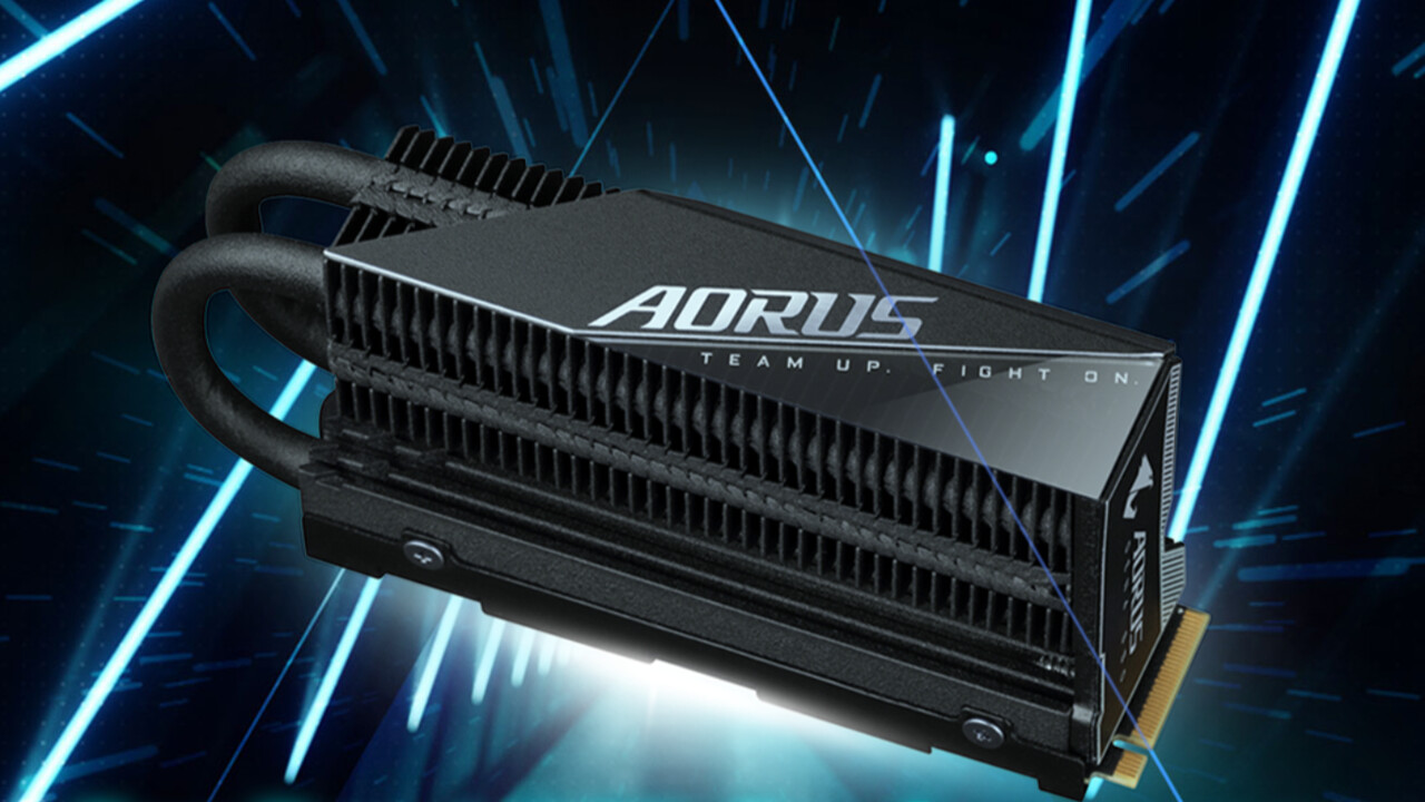 Aorus Gen4 7000s Premium: Gigabytes SSD-Flaggschiff bekommt einen Monsterkühler