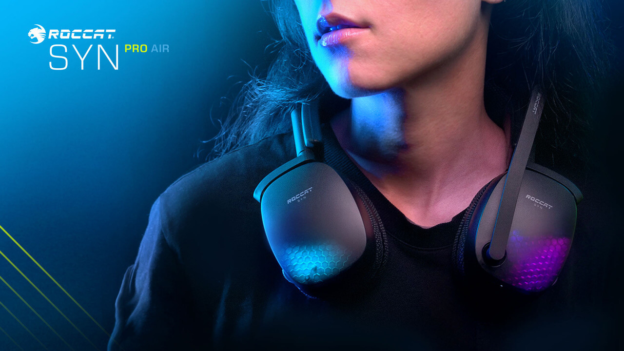 Syn Pro Air: Roccats kabelloses „Premium-Headset“ mit 3D-Audio