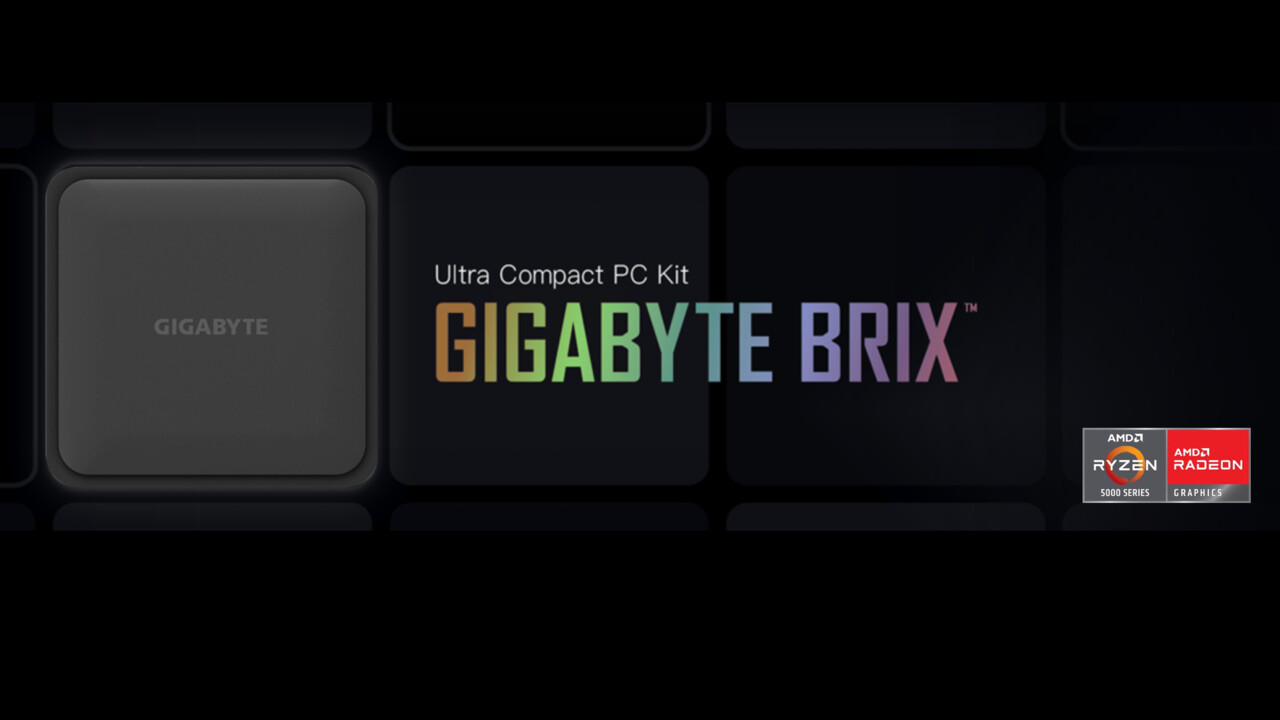 AMD Ryzen 5000U Brix: Gigabyte setzt auf neue Mini-PCs mit 7-nm-Zen-3-APU