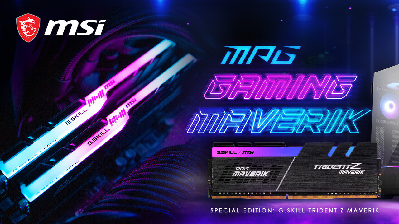 G.Skills Trident Z Maverik: Ein RAM-Kit nur für den neuen Gaming-PC von MSI