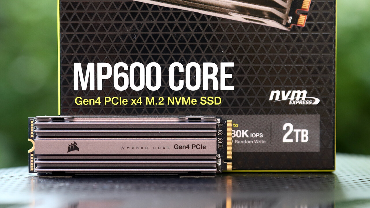 Corsair MP600 Core 2 TB im Test: Die günstigste SSD mit PCIe 4.0