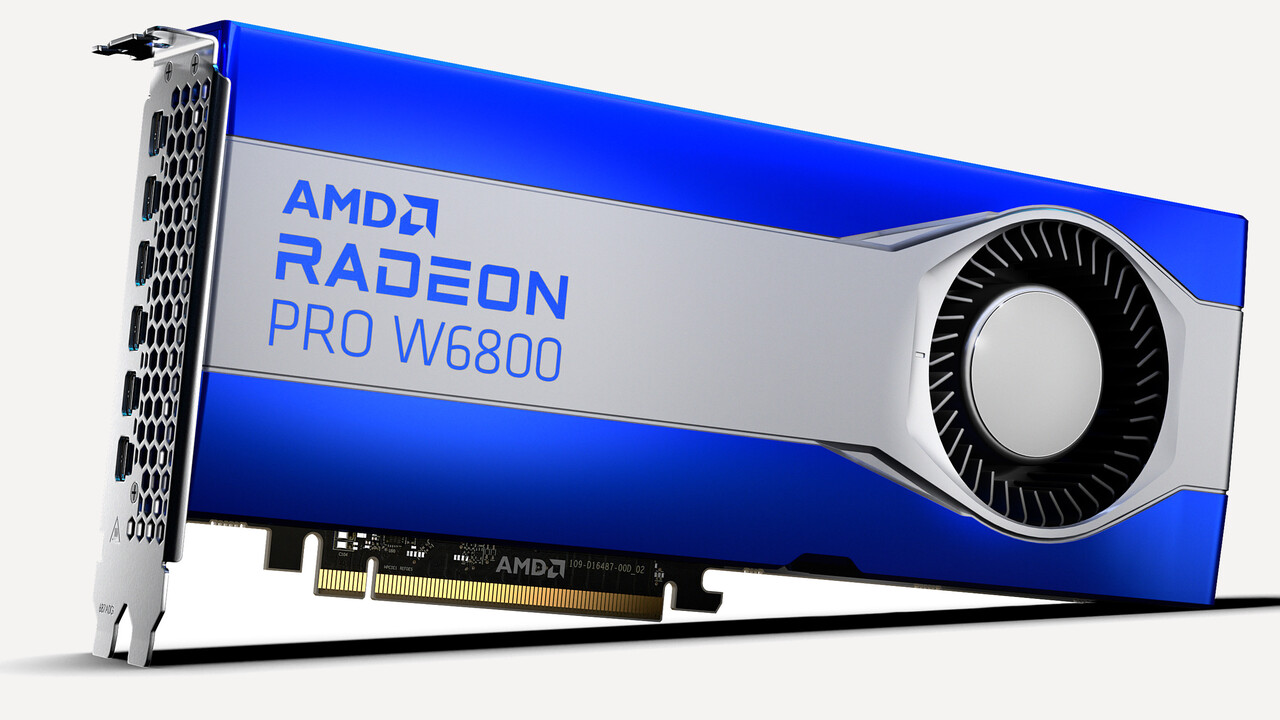 AMD RDNA 2: Radeon Pro W6800 und W6600 starten im Profi-Bereich