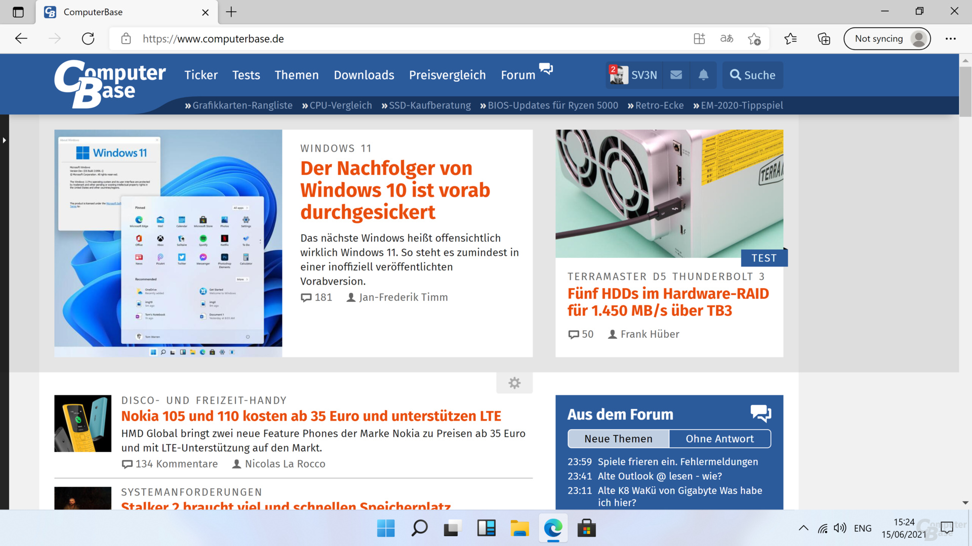 Windows 11 – Microsoft Edge