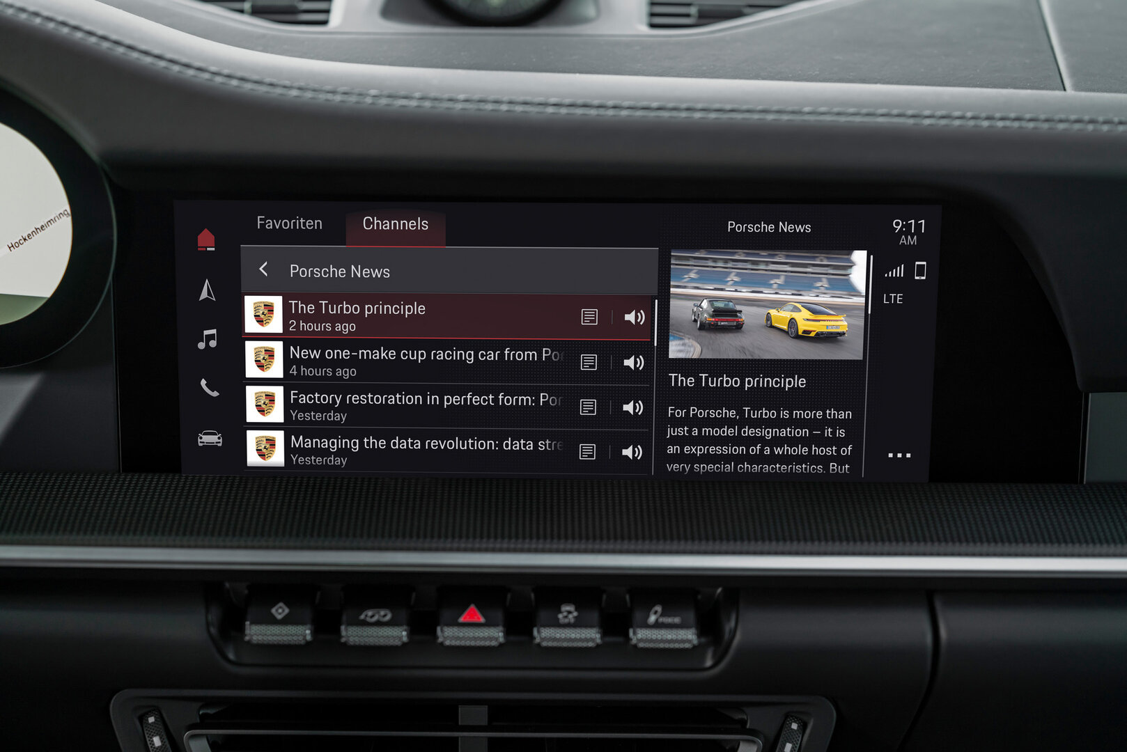 PCM 6.0 im Porsche 911 Carrera