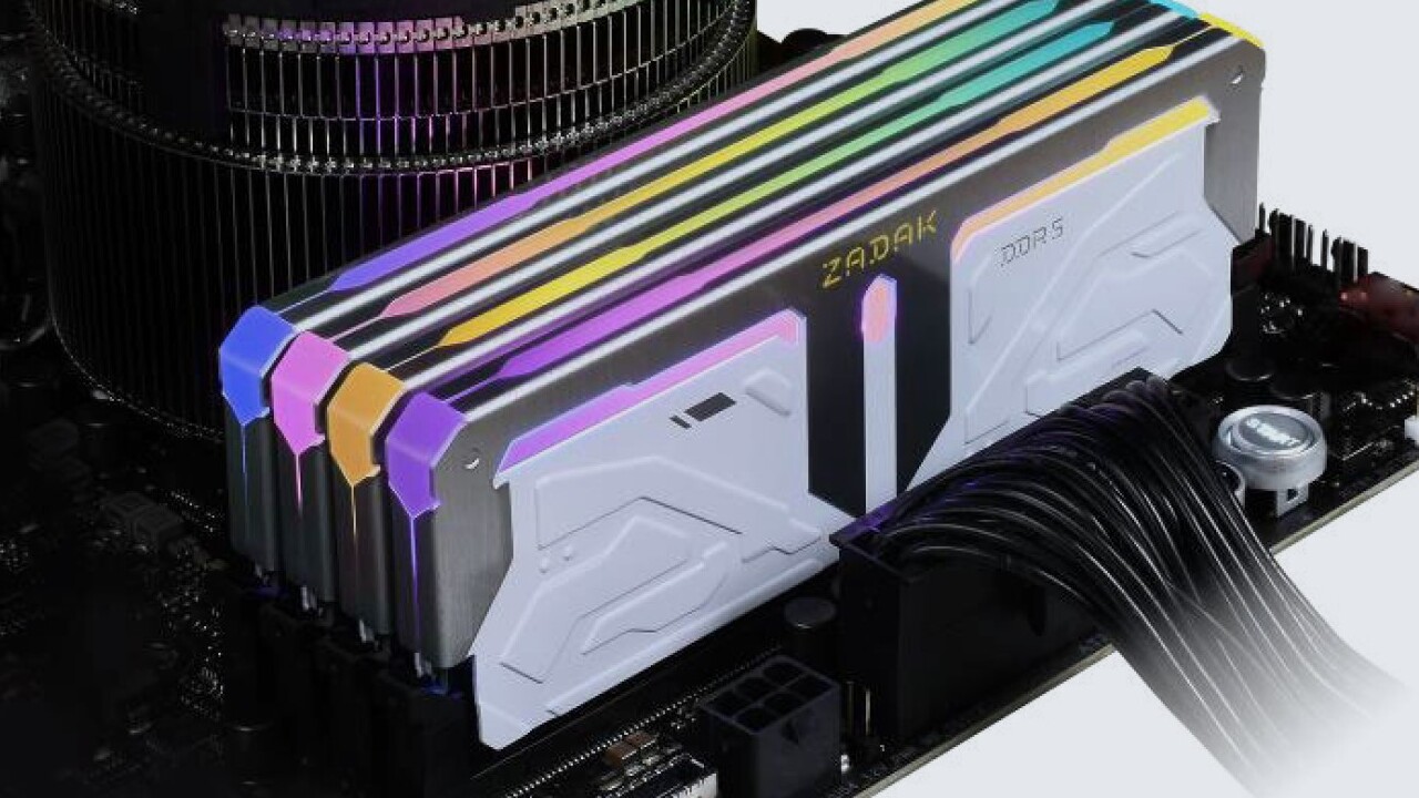 DDR5-RAM von Zadak: Gaming-Speicher mit bis zu 7.200 MT/s und RGB-LEDs