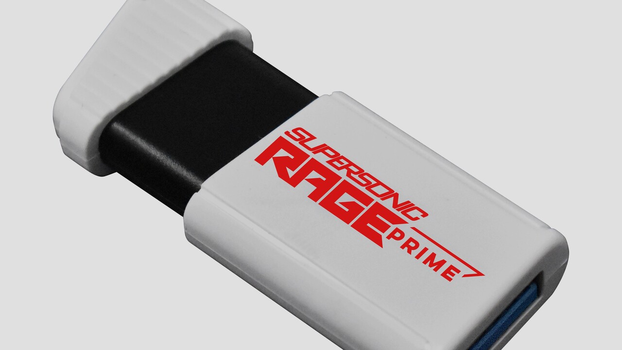 Supersonic Rage Prime: USB-3.2-Stick mit 1 TB und 600 MB/s auf 5 cm