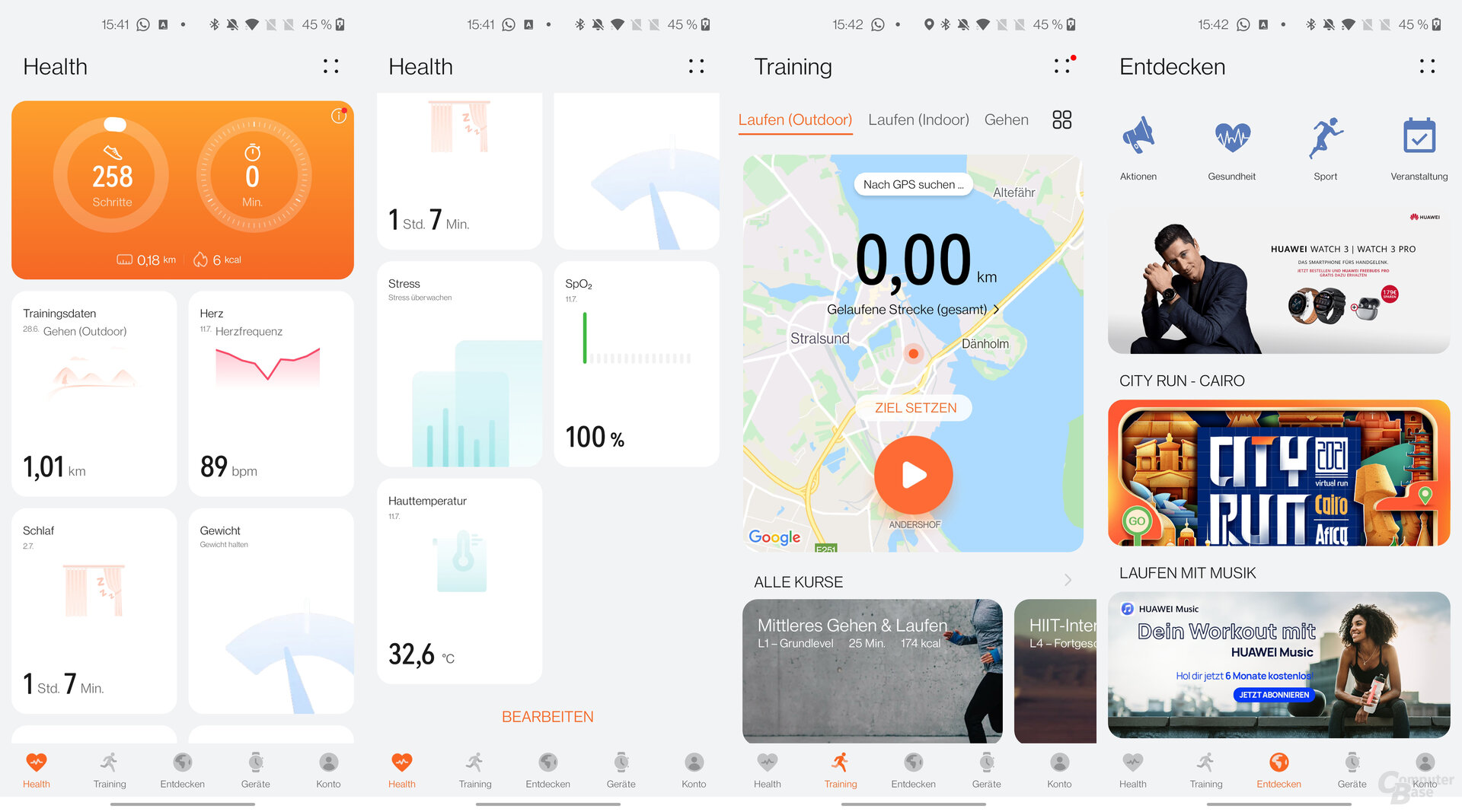 Huawei Watch 3 Pro im Test: Health App