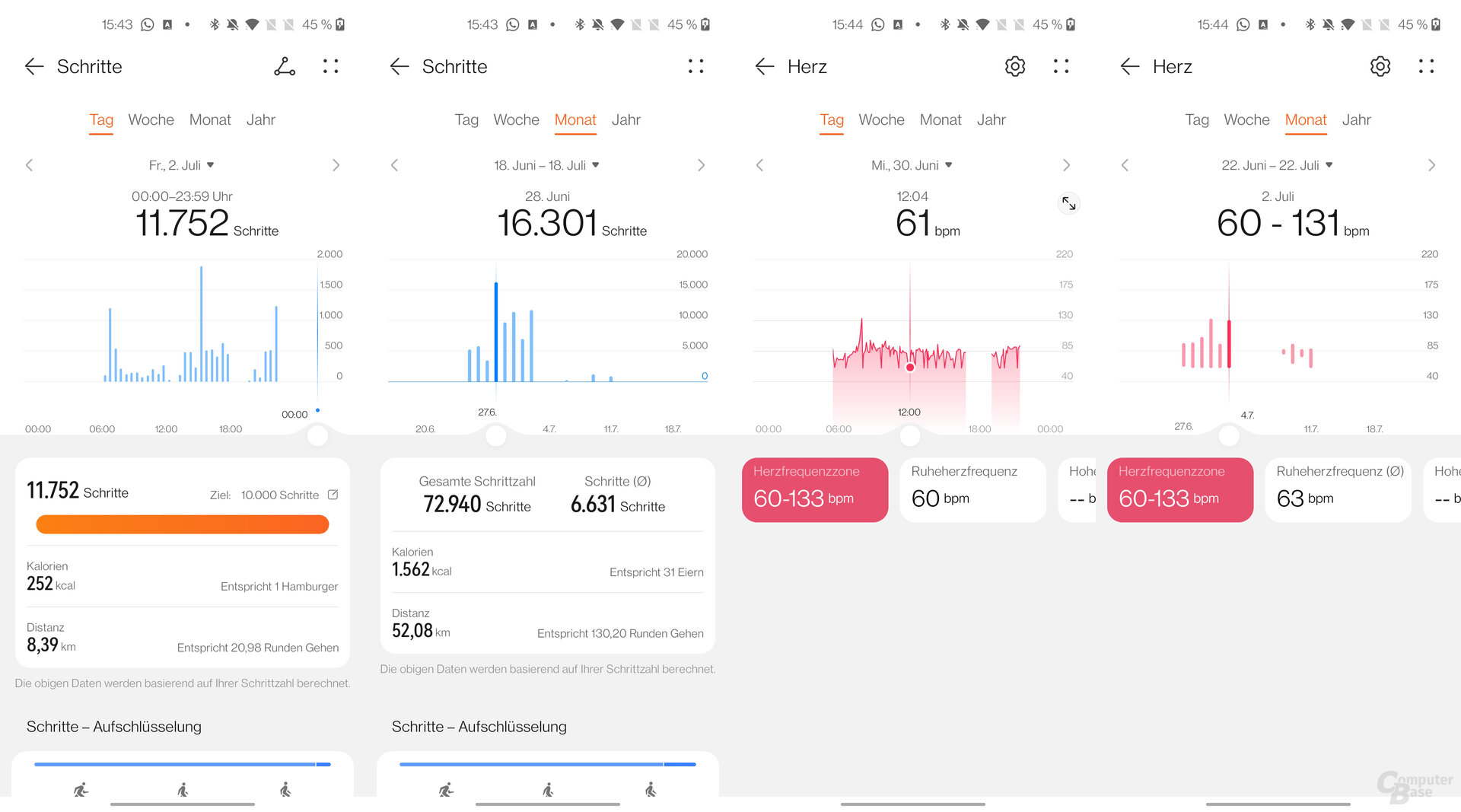Huawei Watch 3 Pro im Test: Health App
