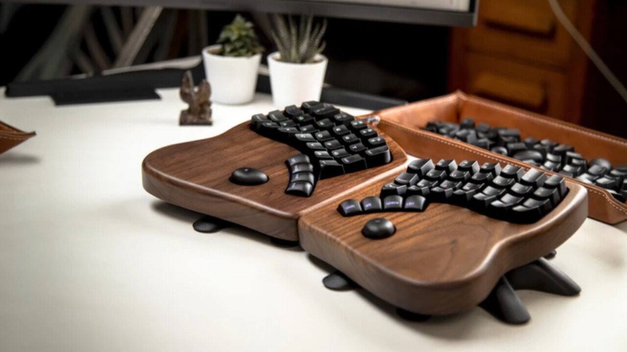 Keyboardio Model 100: Ergo-Tastatur aus Holz macht alles ungewöhnlich