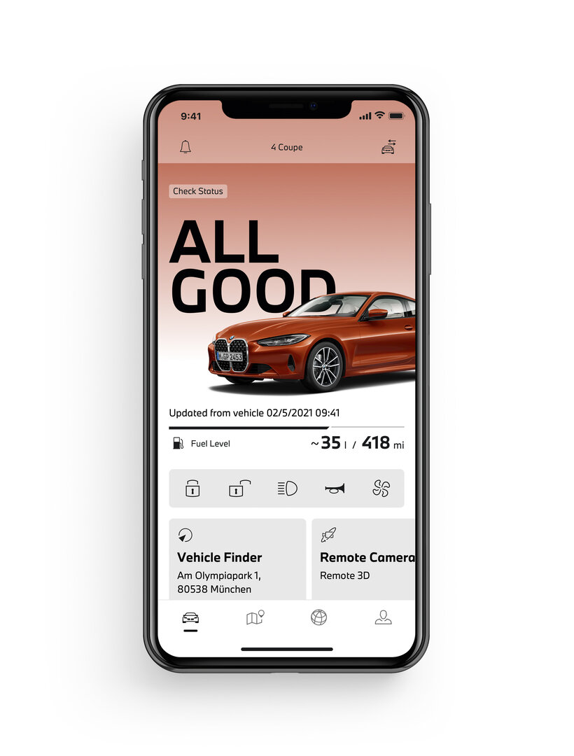 Startseite My BMW App