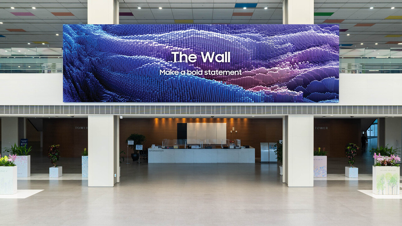 Samsung The Wall 2021: Micro-LED-Module sind halb so tief und doppelt so schnell