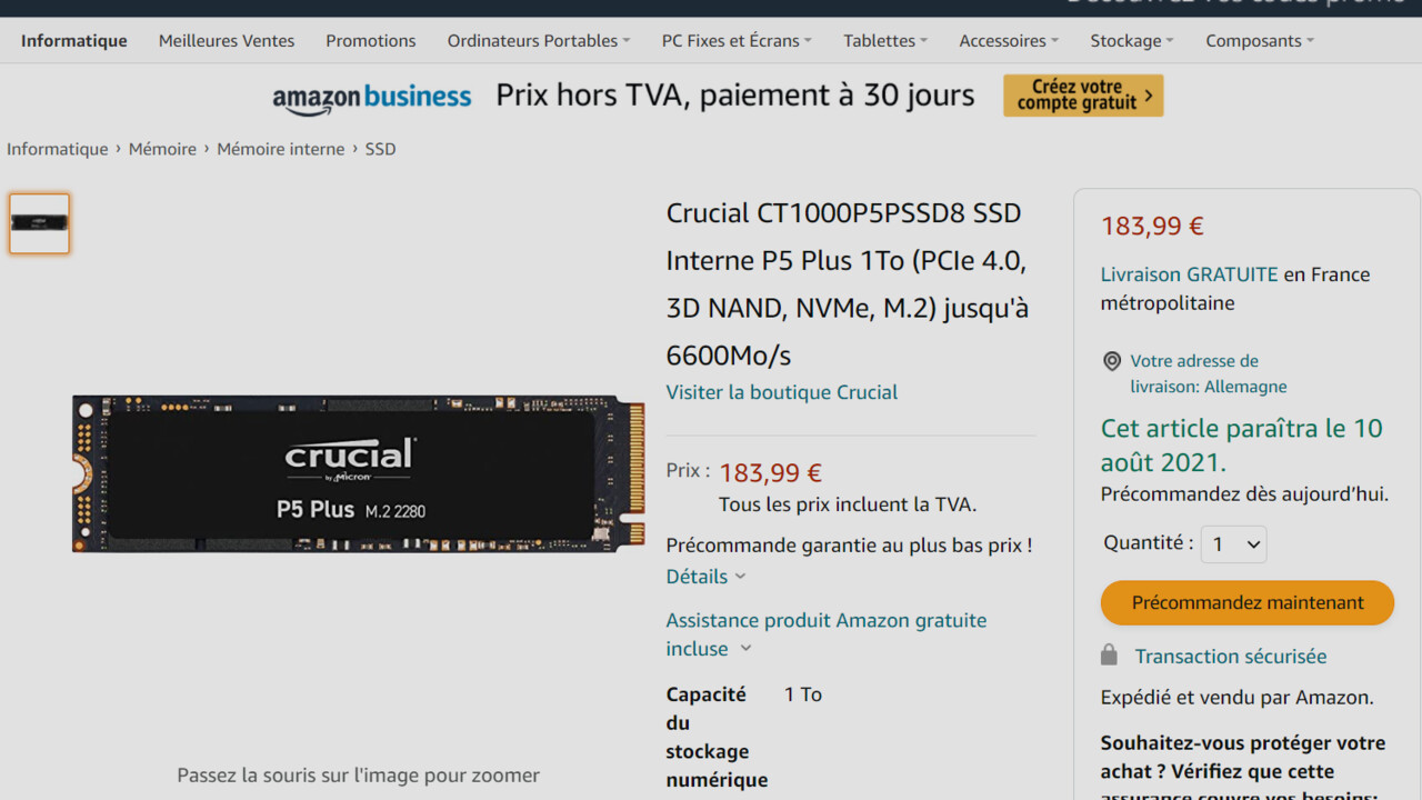 Crucial P5 Plus: Shop enthüllt Microns erste Retail-SSD mit PCIe 4.0
