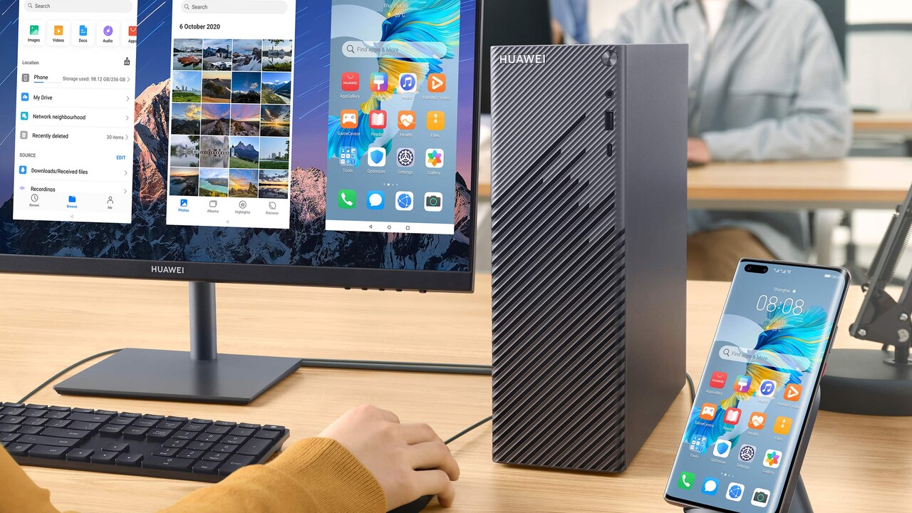 MateStation S: Huawei bringt Desktop-PC mit Ryzen 5 4600G für 600 Euro