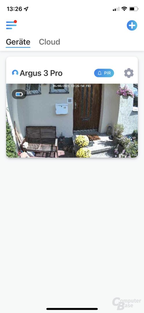 Reolink-App mit der Argus 3 Pro