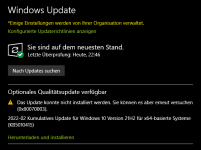 Windows Update Problem (KB5010342) Fehlercode 0x80070003.png