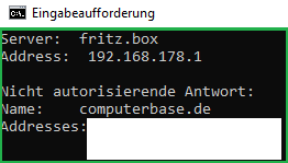 Nach Netzwerkreset (funktioniert)_nslookup computerbase.de 192.168.178.1.png