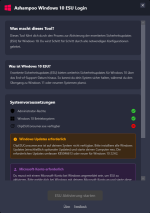 Ashampoo Windows 10 ESU Login, Screenshot DE.png