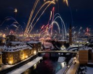 Auerbrücke Stadtkirche nach 1968 und vor 1971 koloriert.jpg