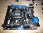 9 Mainboard ohne Kühler.JPG 9 Mainboard ohne Kühler.JPG