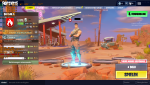 Fortnite Menü Stock-TurboBoost(3,6GHz) 1600MHz CL9-9-9 GPU OC.png