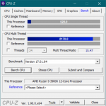 CPU-Z - Ryzen R9 3900X_RAM@2133Mhz_V1.20_ohne_Änderungen.png