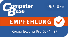 ComputerBase-Empfehlung für Kioxia Exceria Pro G2 (4 TB)
